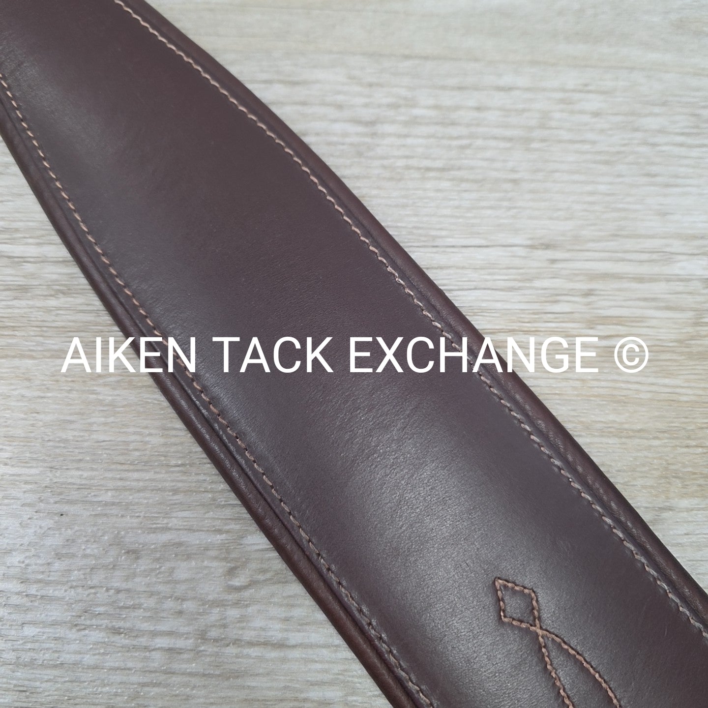 Beval Girth with Single End Elastic, Brown, 52"