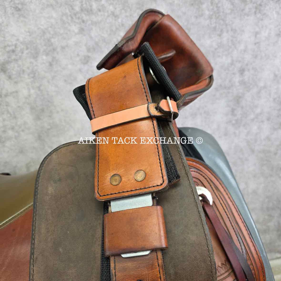 2004 Circle Y 1651 Park & Trail Western Saddle, 16" Seat, Regular Flex Lite Tree - Semi QH Bars