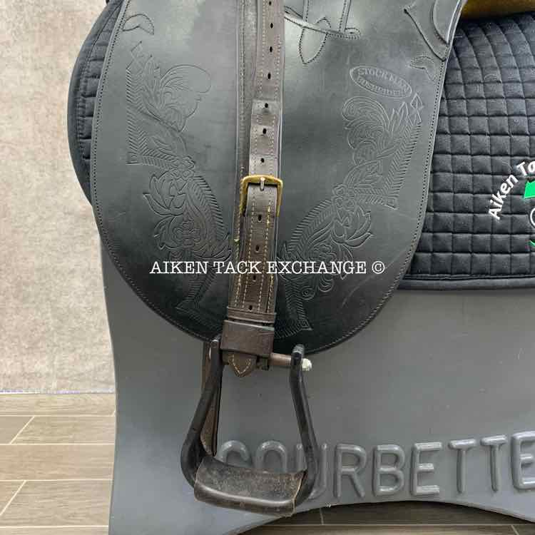 **SOLD** Stockman BushRider Australian Stock Saddle, 19" Seat, Wide Tree