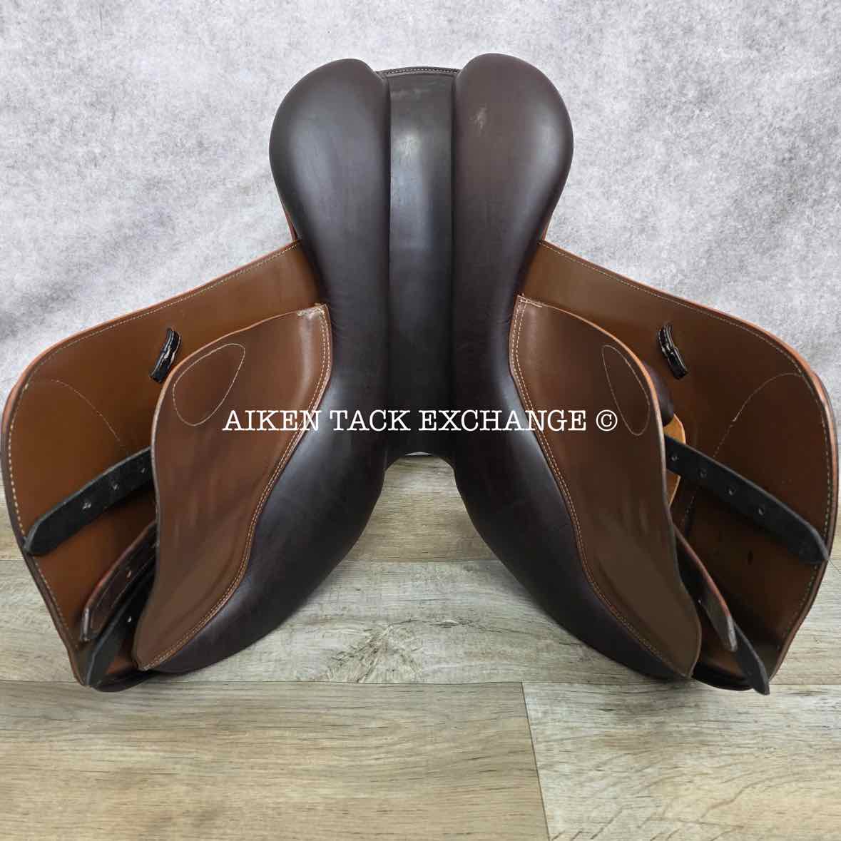 2004 Prestige Nona Garson Elite Close Contact Jump Saddle, 17" Seat, 33 Tree - Medium, Foam Panels