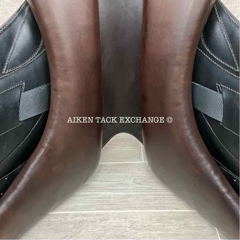 2020 Stackhouse & Ellis Monoflap Dressage Saddle, 17.5" Seat, Medium Wide Tree