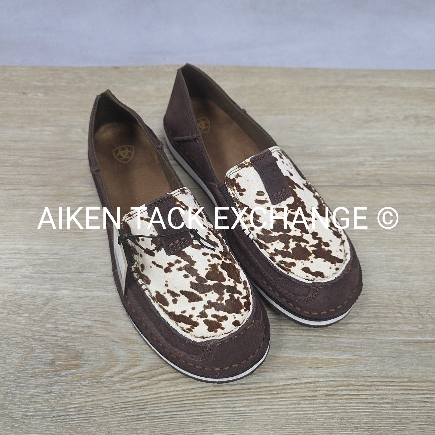 Ariat Chocolate Chip Suede Spotted Hair Cruisers, Brand New, Size 7.5