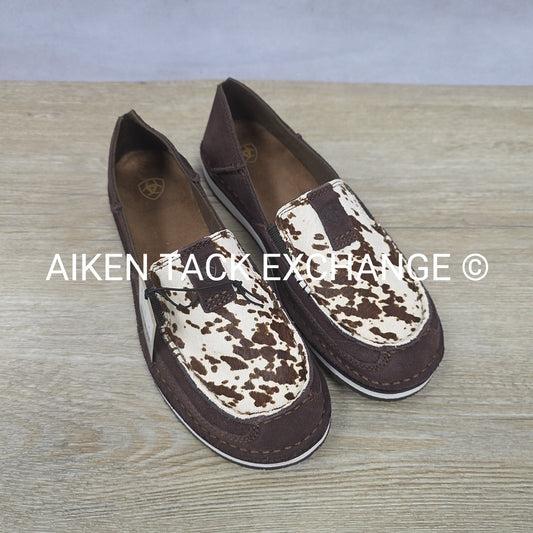 Ariat Chocolate Chip Suede Spotted Hair Cruisers, Brand New, Size 7.5