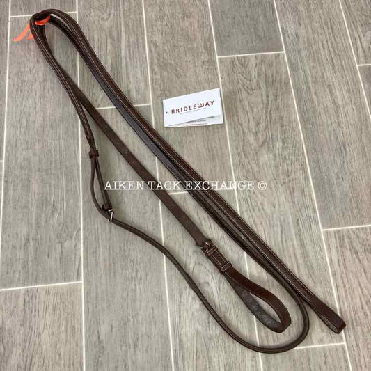 Bridleway Plain Raised Raised Standing Martingale, Oakbark, Oversize, Brand New