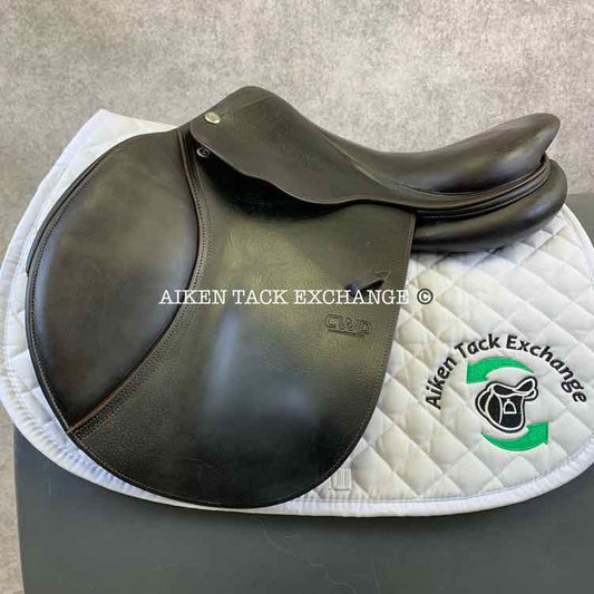 2016 CWD SE01 Close Contact Jump Saddle, 17" Seat, 2L Flap, Medium Tree, Foam Panels