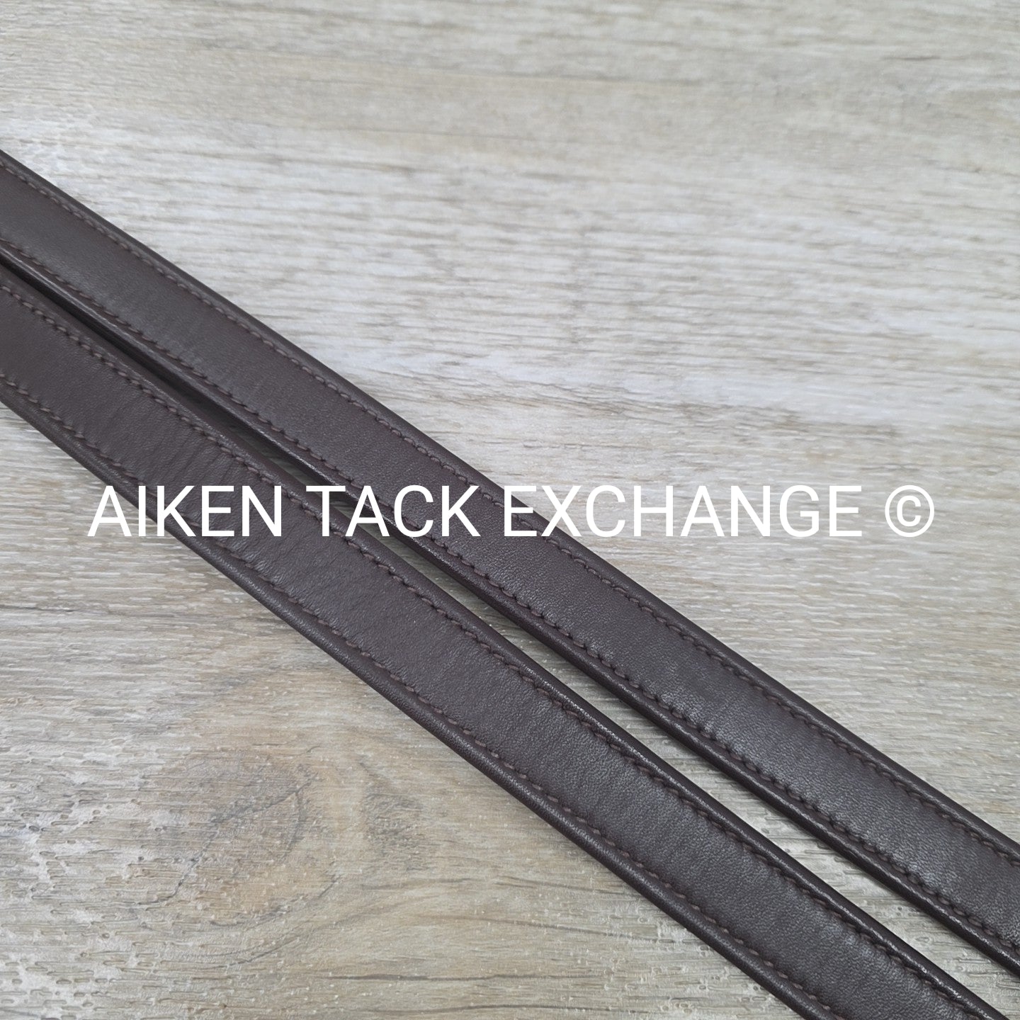 Ovation Covered Stirrup Leathers with Clasp End, Dark Brown, 54"