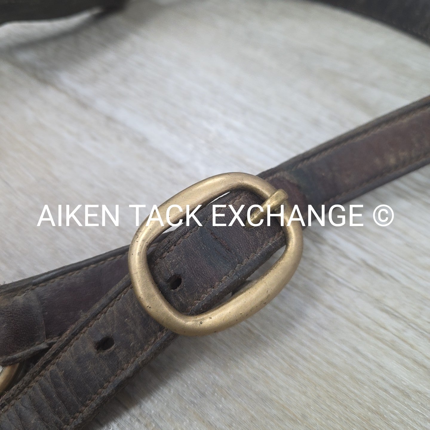 BARGAIN BUNDLE: 2 Leather Halters, Brown, Size Full
