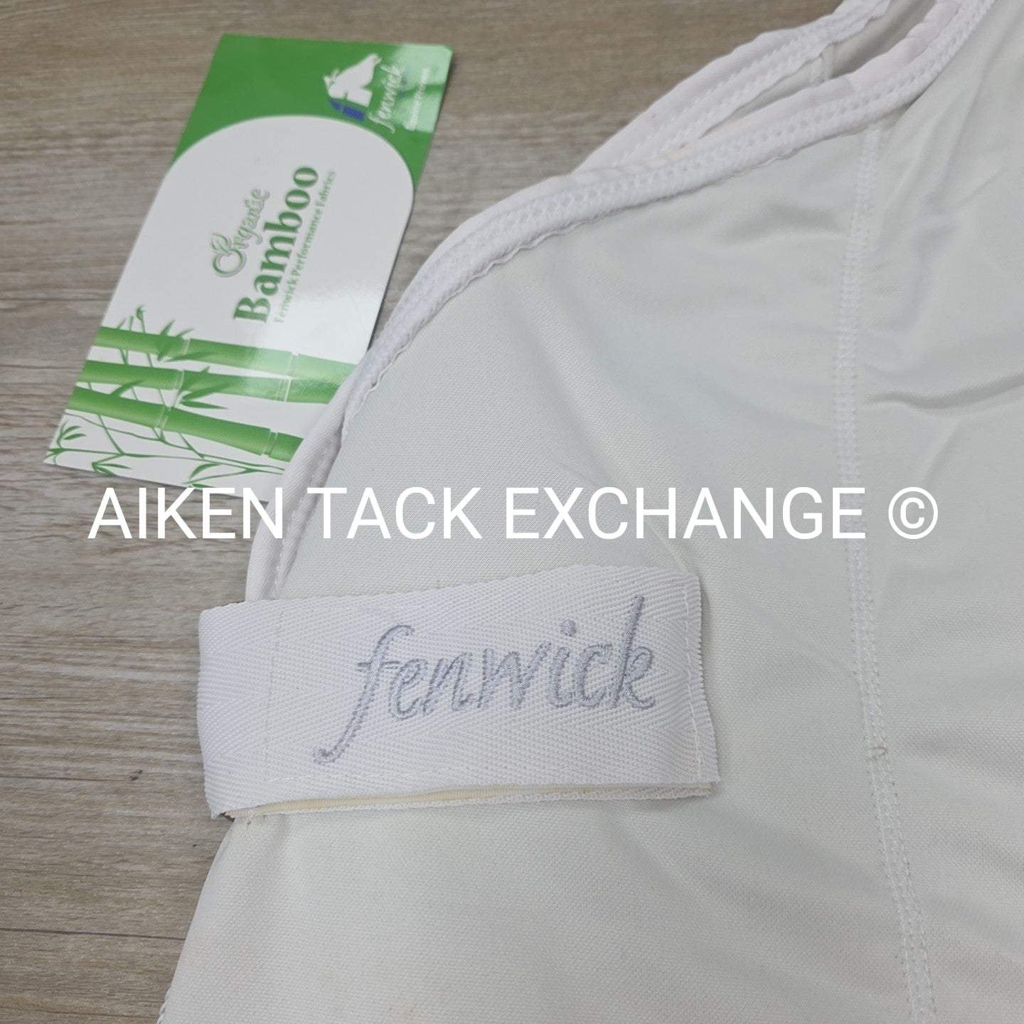 Fenwick Equestrian Therapeutic Bamboo Cooler, White (has marks), 62"