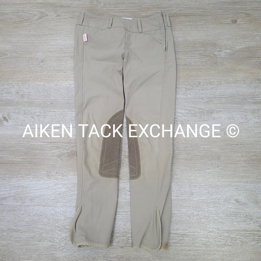 Tailored Sportsman Trophy Hunter Knee Patch Breeches, Size 14 R