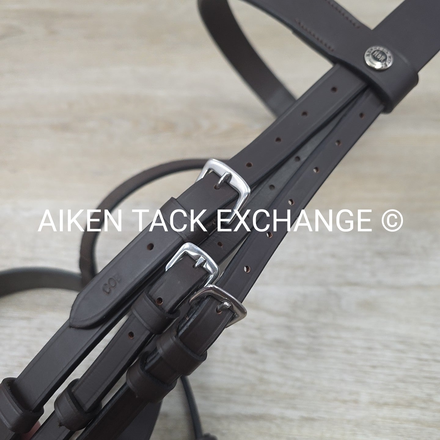 HDR Pro Collection Hunt Bridle with Laced Reins, Havana, Size Cob