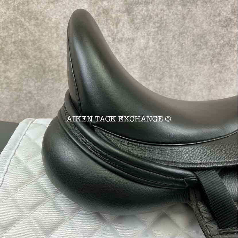 2023 Envy by Custom Saddlery Rhythm Monoflap Dressage Saddle, 17" Seat, Adjustable Tree, Wool Flocked Panels