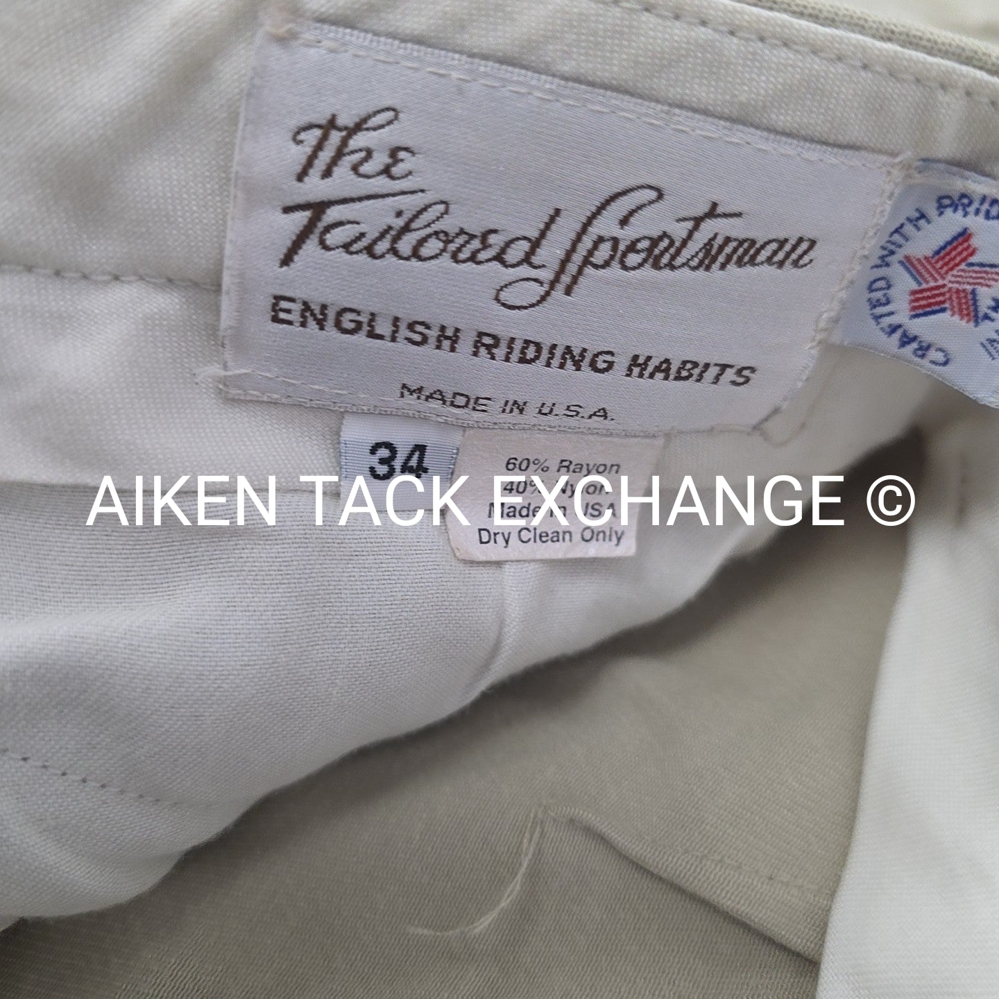 BARGAIN BUNDLE: 2 Pair Tailored Sportsman Knee Patch Breeches, Size 32