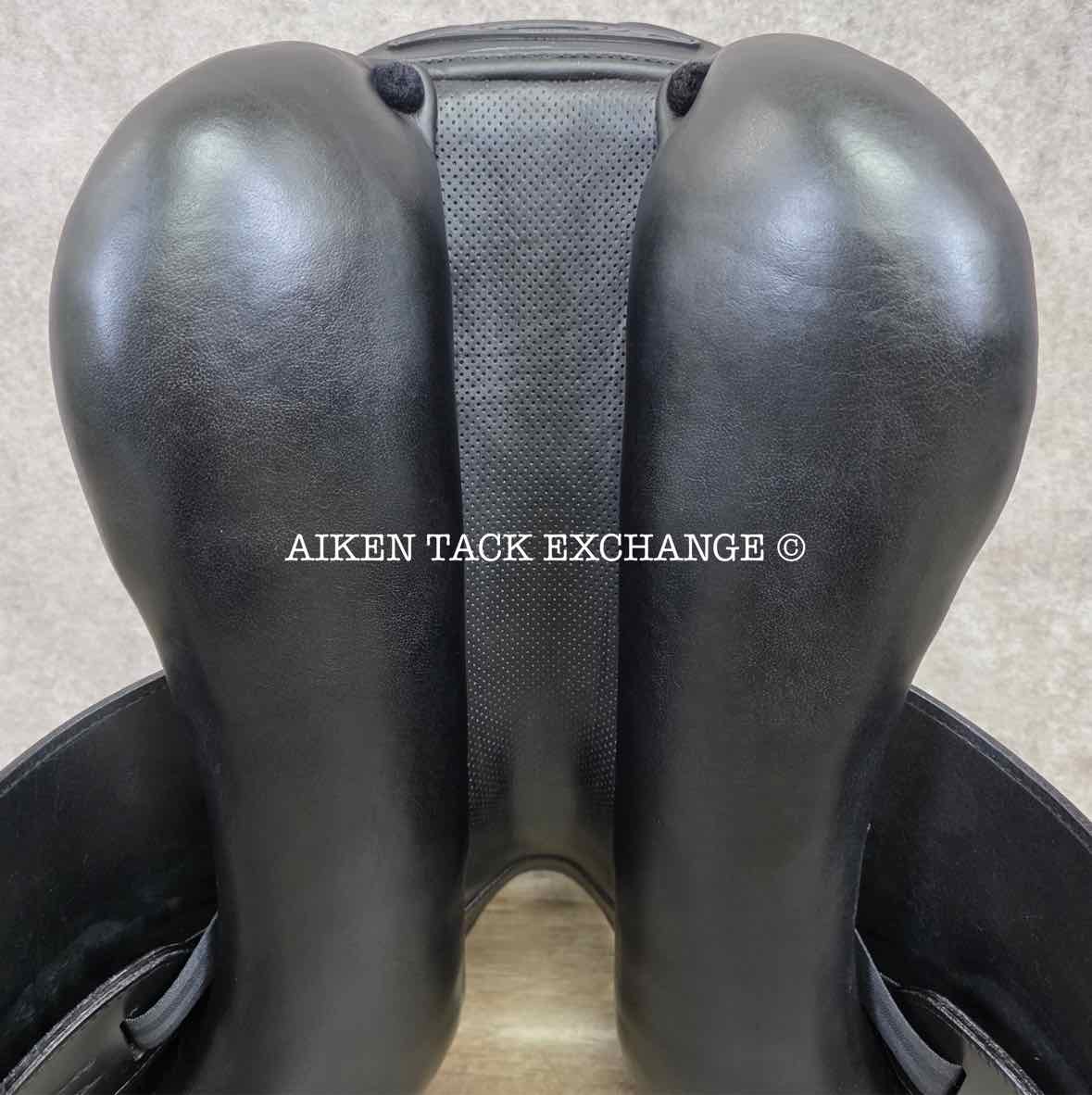 2016 Prestige X-Helen K Monoflap Dressage Saddle, 18" Seat, 35 Tree - MW/W, Wool Flocked Panels
