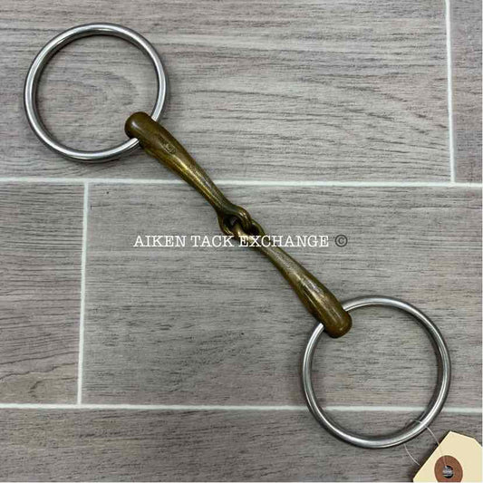 Herm Sprenger Aurigan Single Joint Loose Ring Bit 5.25"
