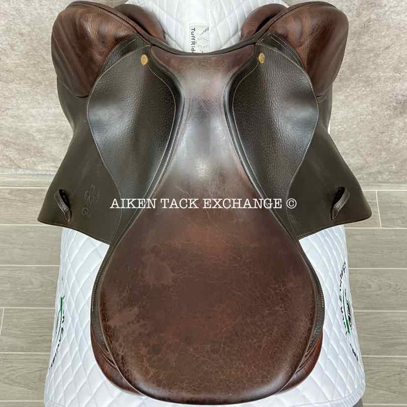 Bruno De Heusch - BDH Close Contact Jump Saddle, 17" Seat, Medium Tree, Foam Panels