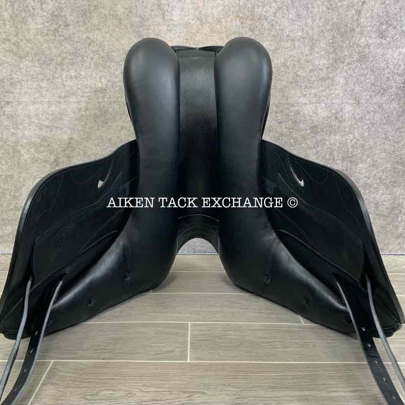 **SOLD** 2016 Prestige Passion K Monoflap Dressage Saddle, 18'" Seat, 34 Tree - Medium Wide, Wool Flocked Panels