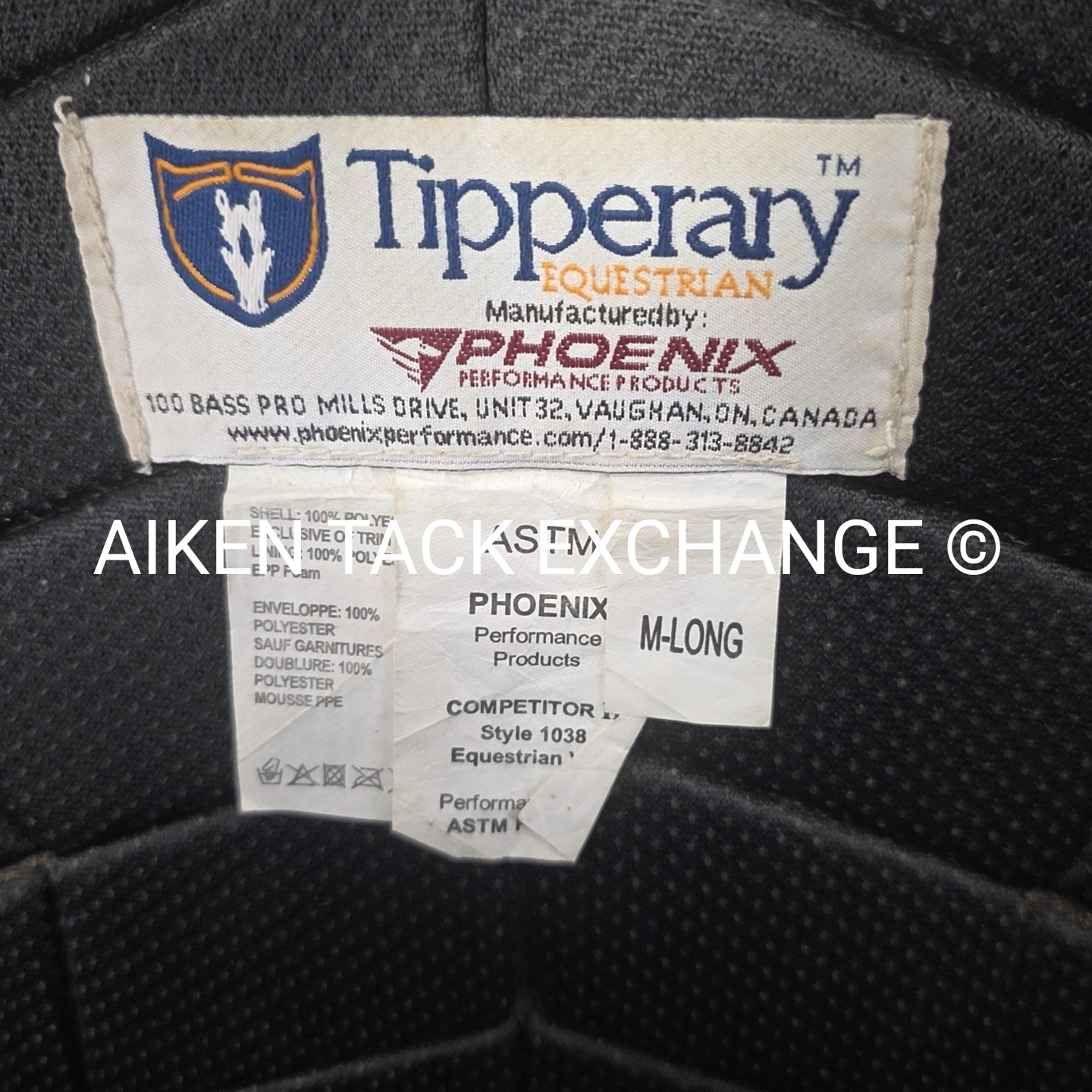 Tipperary Cross Country Safety Vest, Size Medium Long