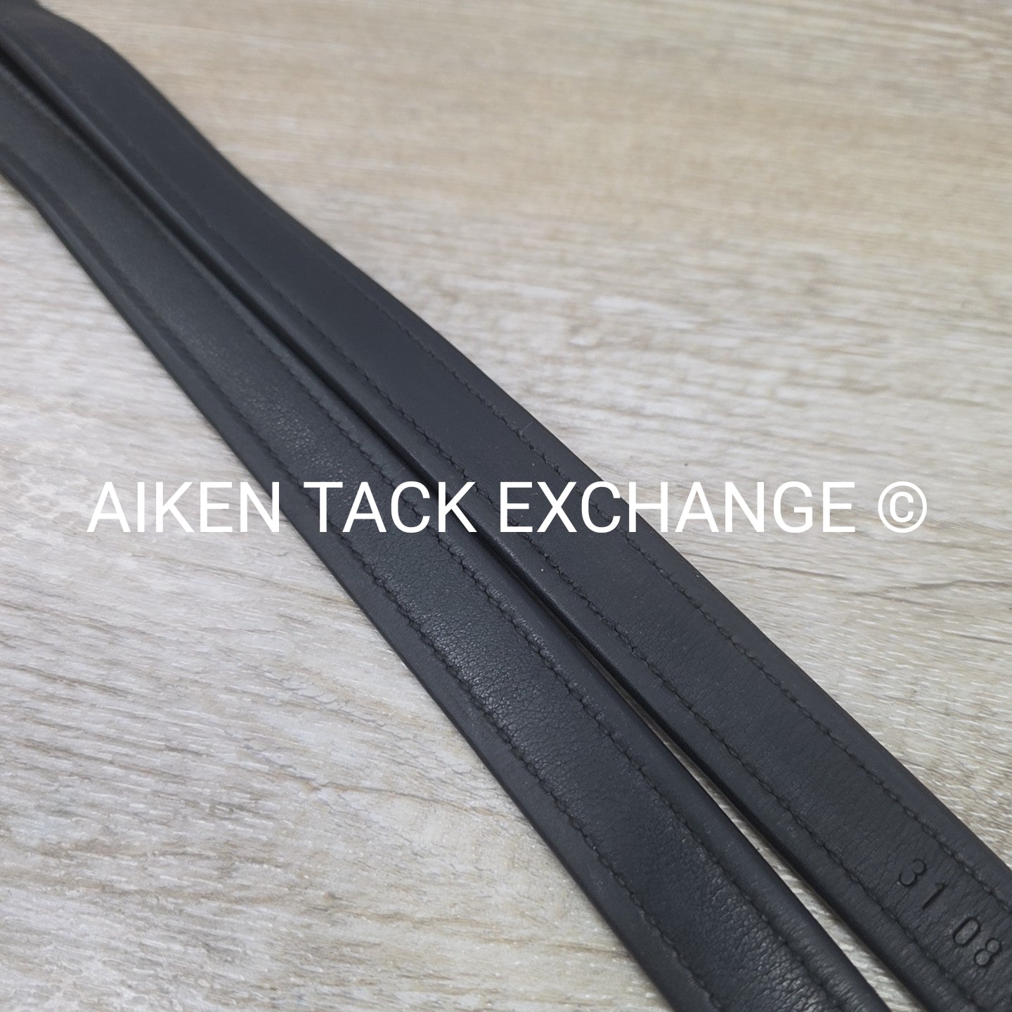 Prestige Nylon Lined Stirrup Leathers, Black, 160cm  / 63"