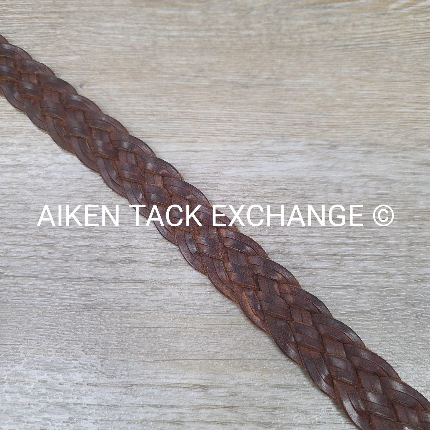 Braided Leather Belt, 34