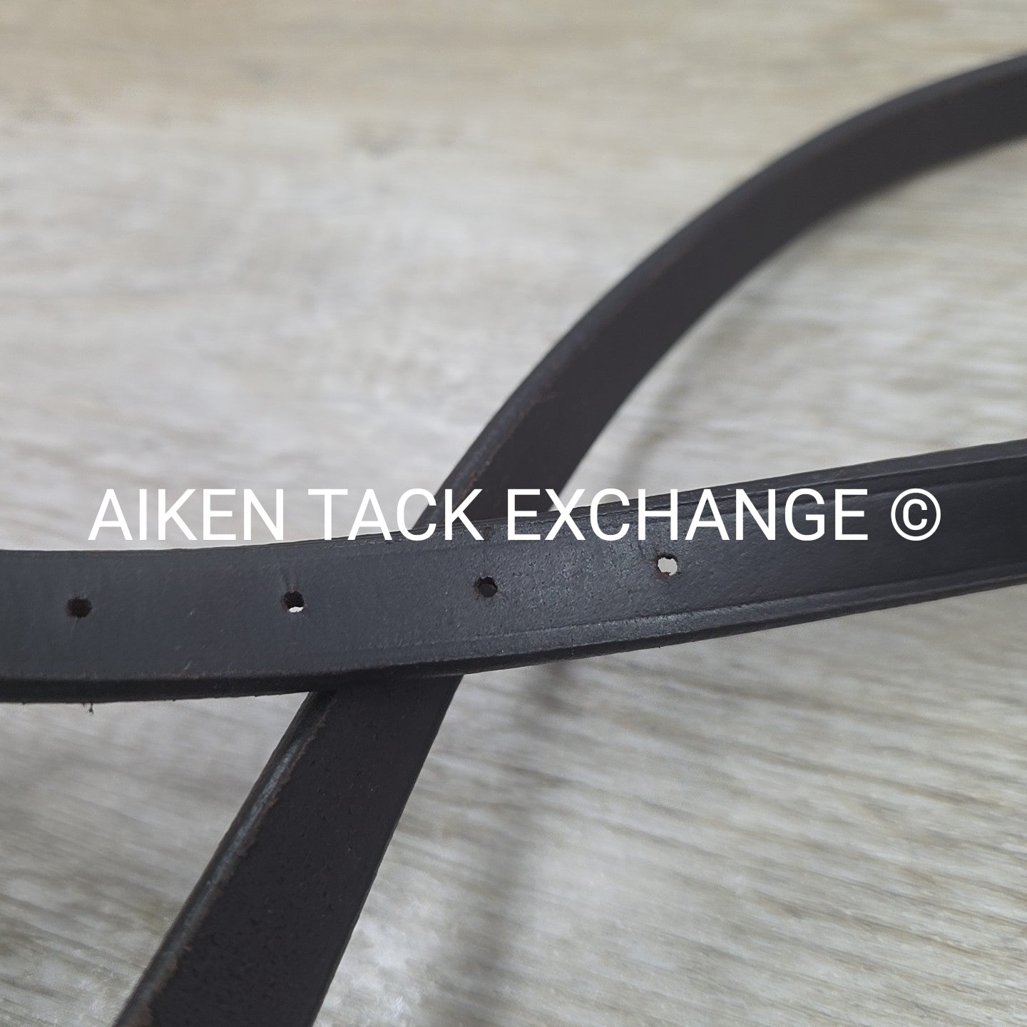 Bobby's English Tack Flat Hunt Noseband, Brown, Size Full