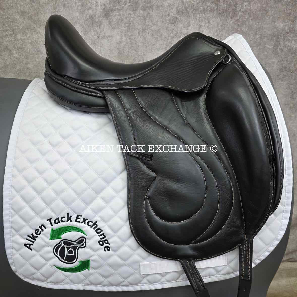 2015 GMD Germida Ratomka Piaffe Monoflap Dressage Saddle, 16.5" Seat, Wide Tree, Foam Panels