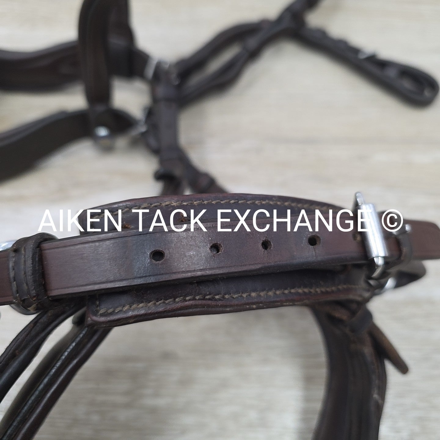 PS of Sweden Jump Off Anatomic Bridle, No Reins, Brown, Size Full