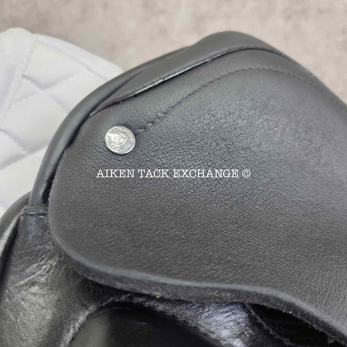 2018 Custom Saddlery Wolfgang Matrix Monoflap Dressage Saddle, 18" Seat, Adjustable Tree, Wool Flocked Panels