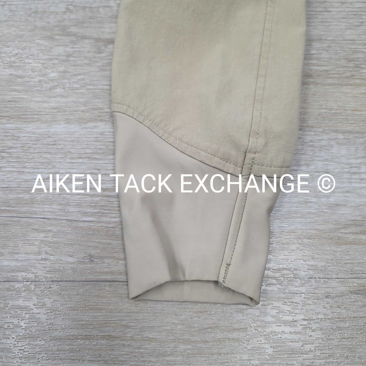 TuffRider Front Zip Knee Patch Breeches, Men's 34