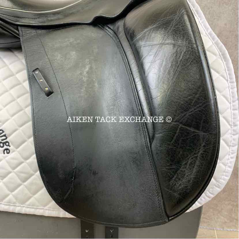 Borne DS Flexion Dressage Saddle, 17.5" Seat, Medium Tree, Wool Flocked Panels
