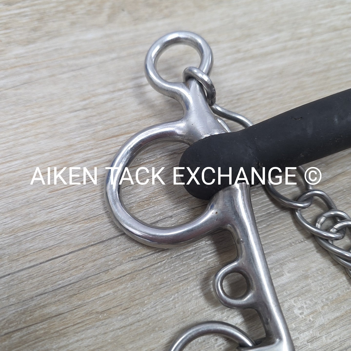 Hard Rubber Mullen Mouth Pelham Bit 5"