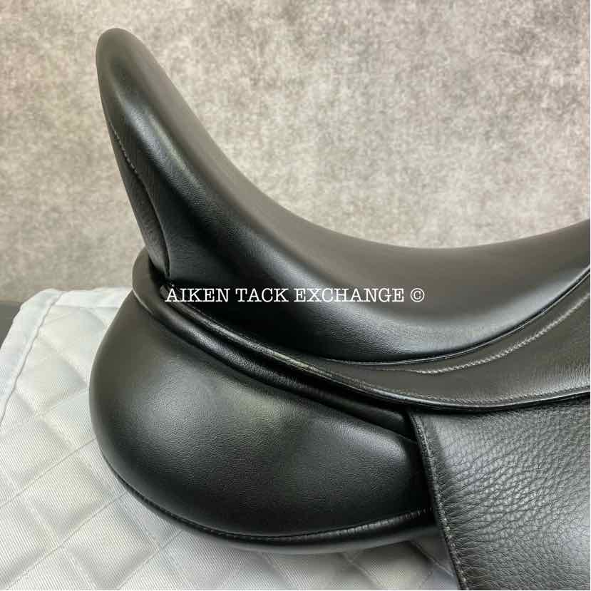 **SOLD** 2014 Bates Isabell Werth Dressage Saddle, 17" Seat, Adjustable Tree - Changeable Gullet, Wool Flocked Panels