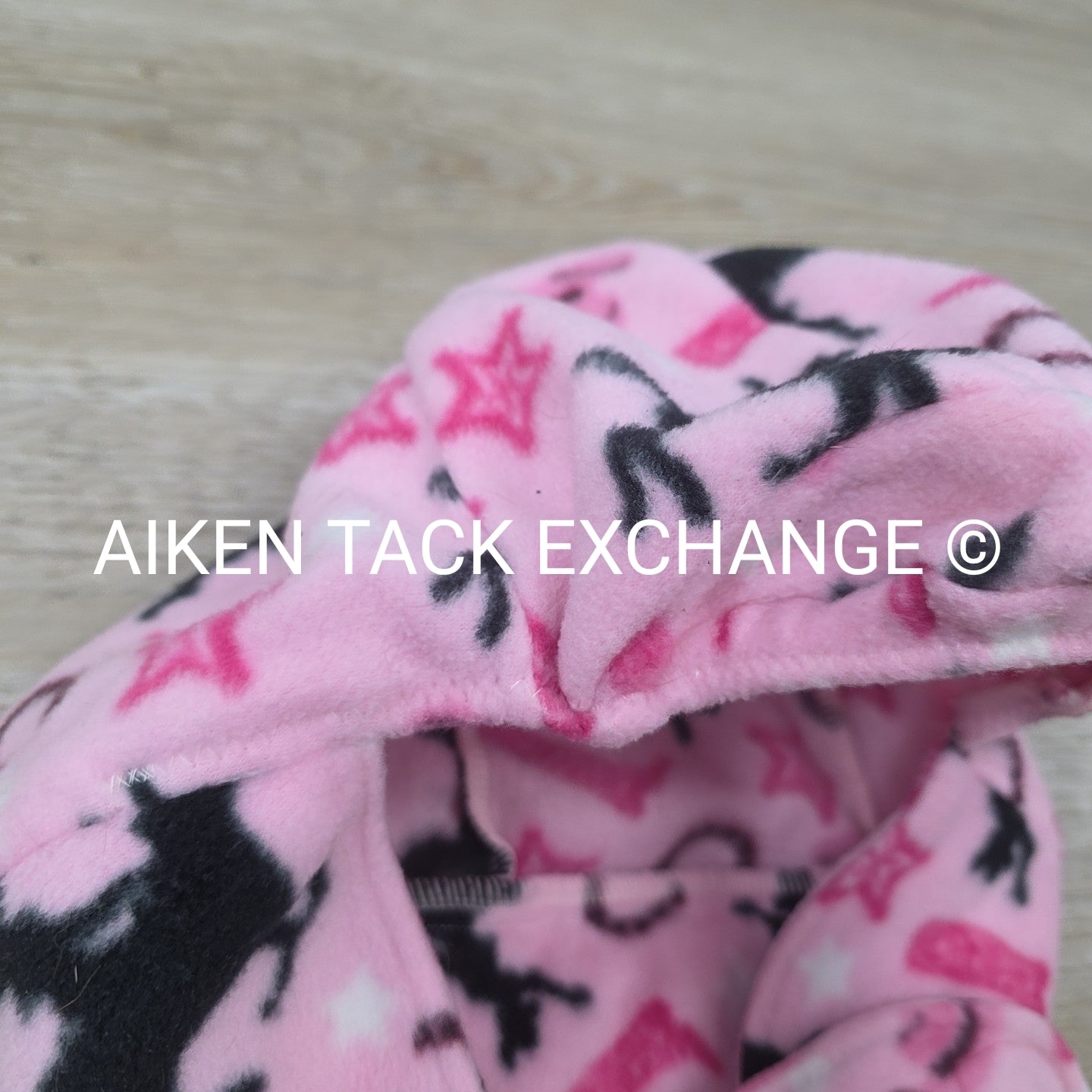 Pink Fleece Hood w/ Neck Gaiter