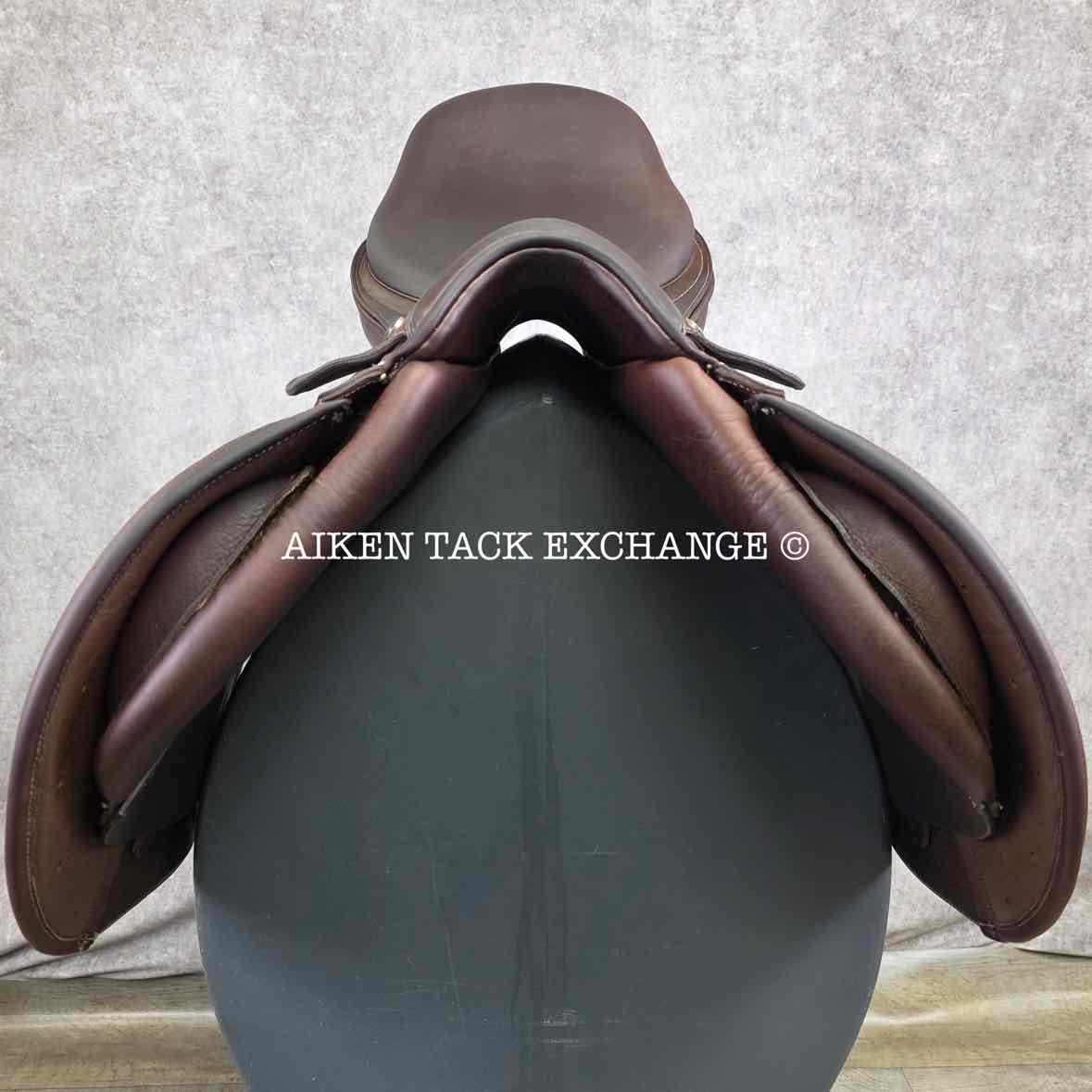 **SOLD** 2016 Ovation San Telmo Close Contact Jump Saddle, 17.5" Seat, Adjustable Tree - XCH Changeable Gullet, Foam Panels