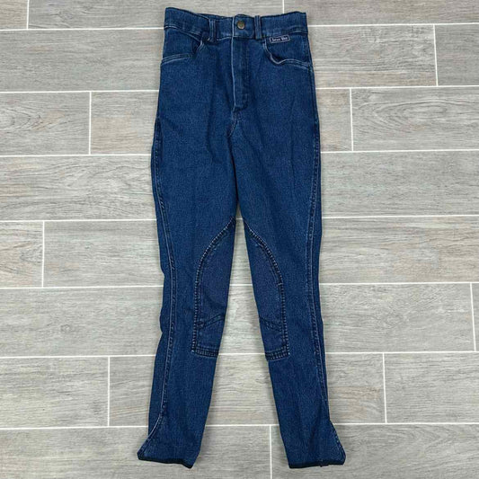 Jacson Wear Children's Denim Knee Patch Riding Jean Breeches, Size 10, Brand New
