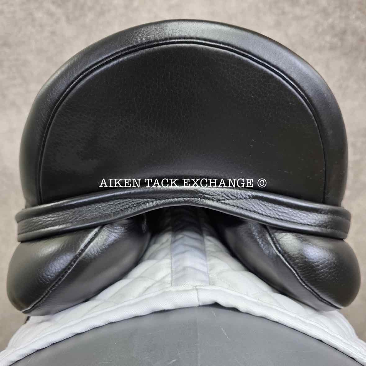 2023 Envy by Custom Saddlery Aurora Monoflap Dressage Saddle, 17.5" Seat, Adjustable Tree, Wool Flocked Panels