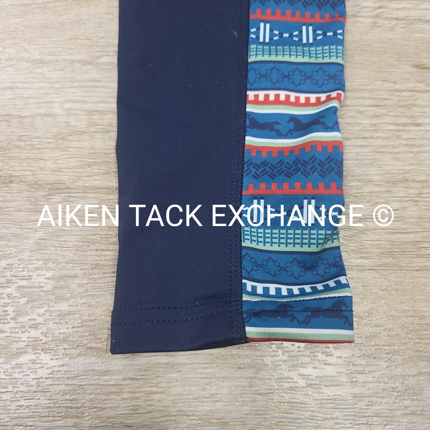 Kerrits Fleece Lite Silicone Grip Knee Patch Tights, Size Medium