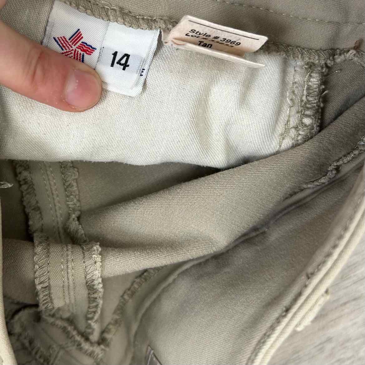Tailored Sportsman Trophy Hunter Knee Patch Jods, Size 14 L