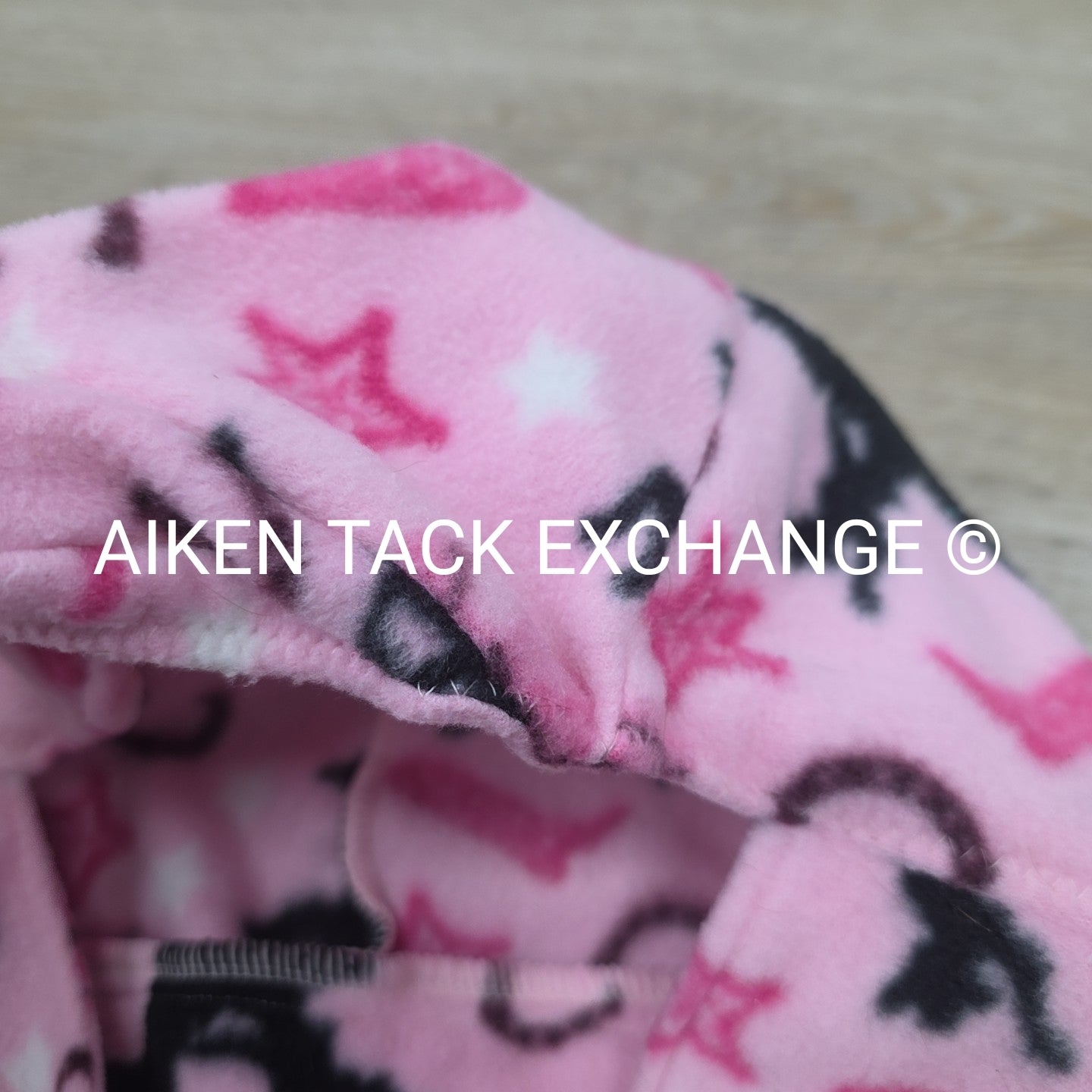 Pink Fleece Hood w/ Neck Gaiter