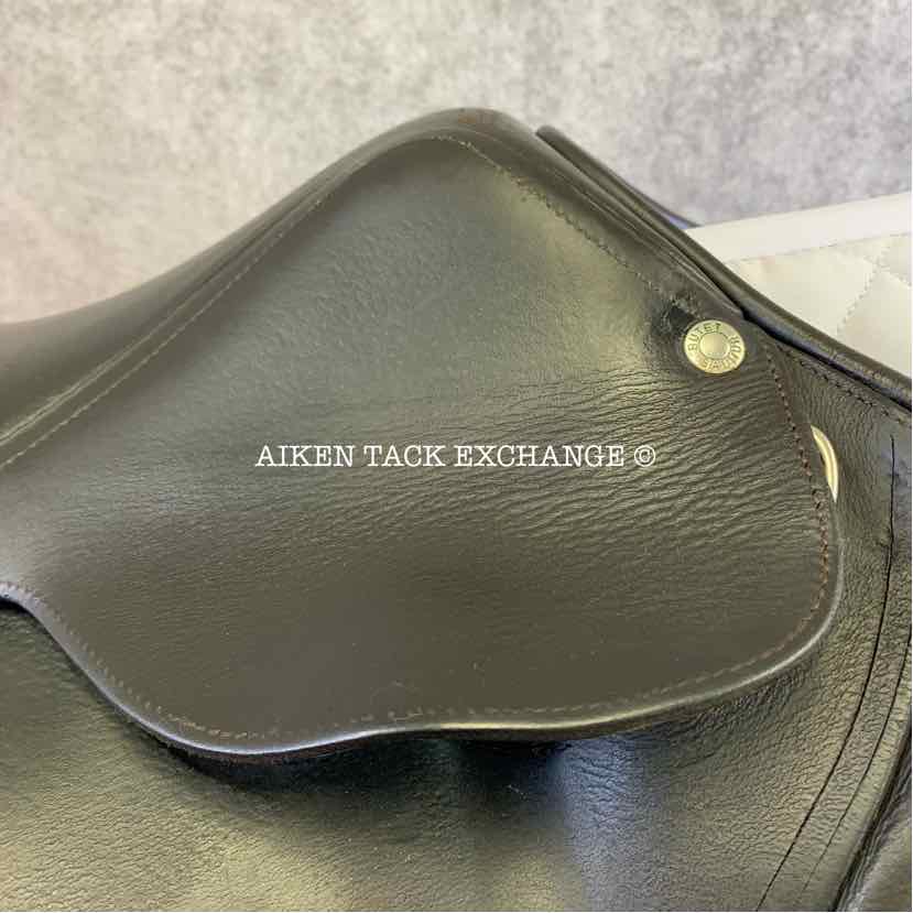 2004 Butet L-Seat (Semi Deep) Close Contact Jump Saddle, 18" Seat, 2.25 Flap, Medium Tree, Foam Panels