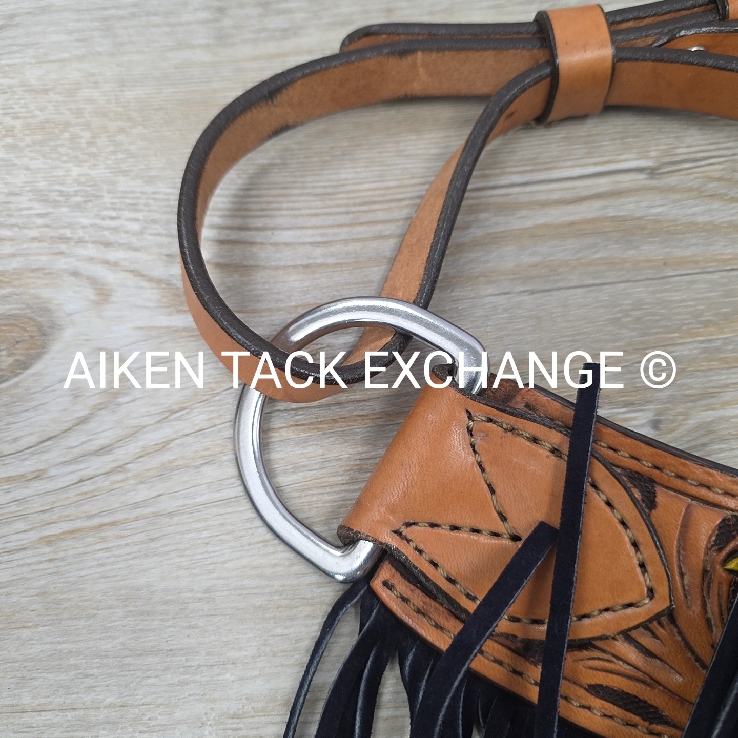 Sunflower Western Breastplate with Fringe