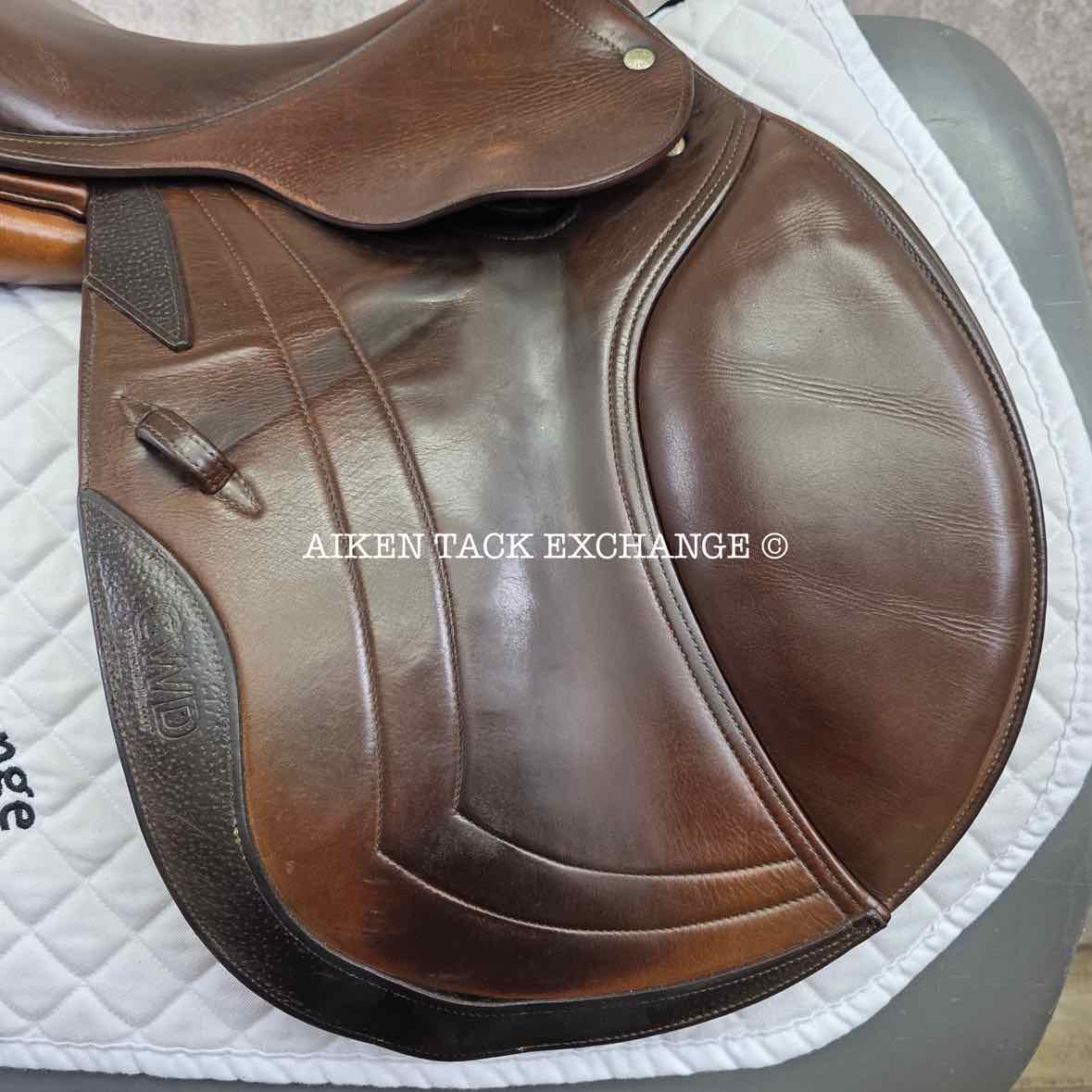 2011 CWD SE01 Close Contact Jump Saddle, 17" Seat, 3L Flap, Medium Wide Tree, Foam Panels, Full Buffalo Leather
