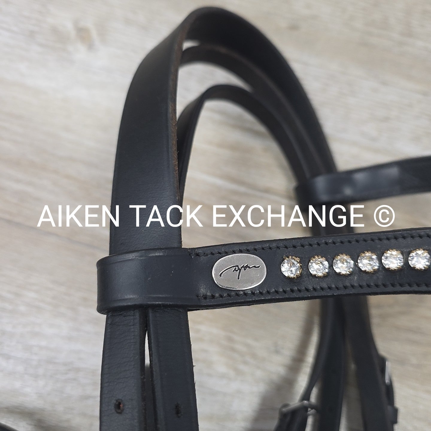 BARGAIN BUNDLE: Mis Matched Weymouth Double Bridle with Both Reins, Black, Size