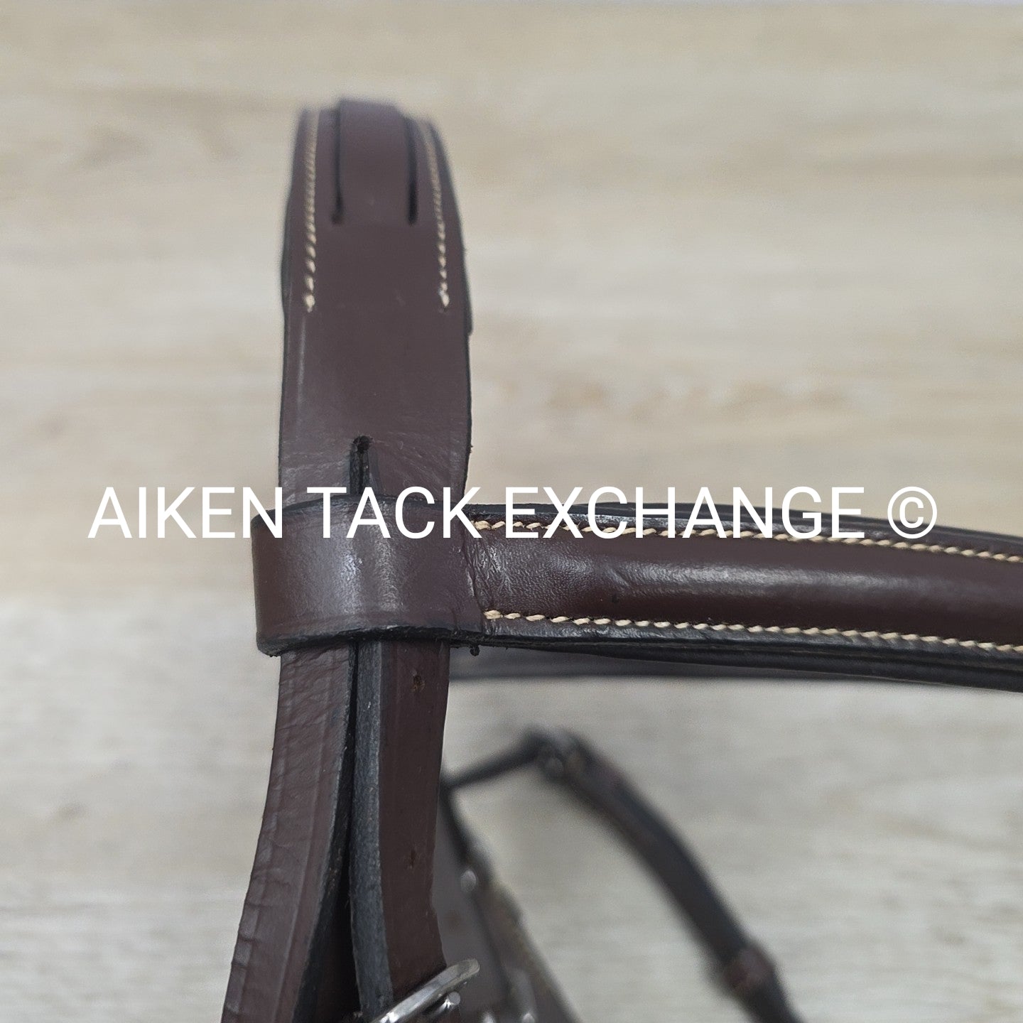 KL Select Black Oak Fancy Stitched Bridle with Matching Laced Reins, Brown, Cob