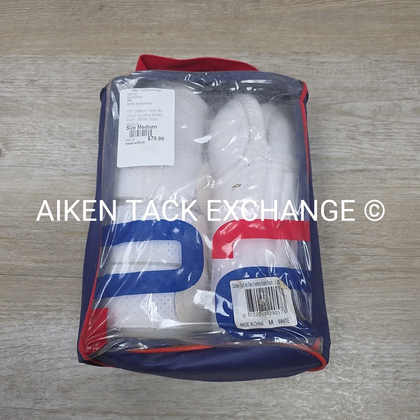 PEI Carbon Tech Air Cross Country Boots, Front, White, Size Medium