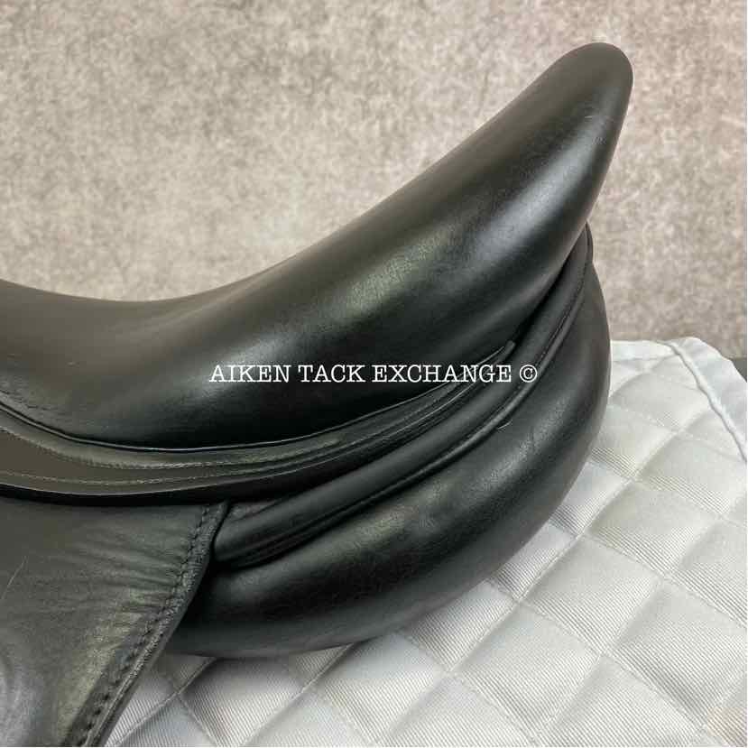 1998 Devoucoux Milady Monoflap Dressage Saddle, 17" Seat, 2 Flap, Medium Tree, Foam Panels
