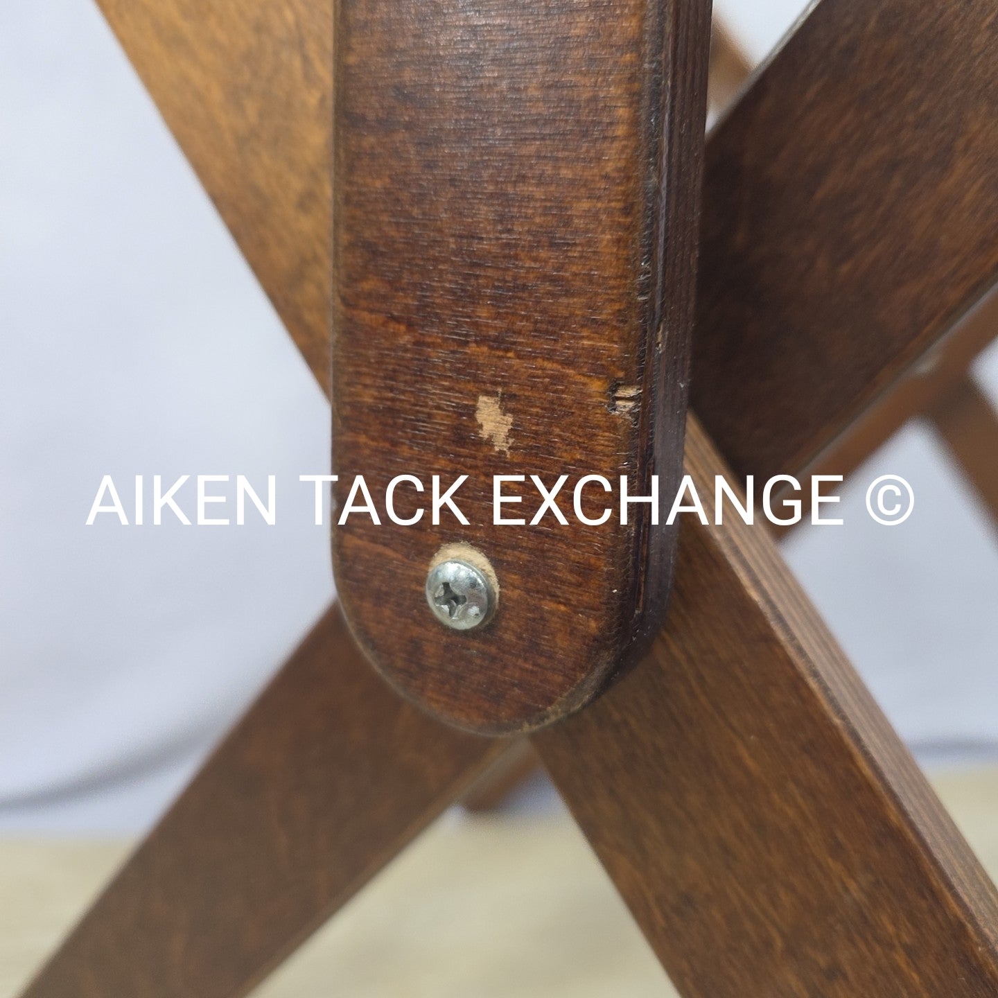 Wood Portable Folding Saddle Stand