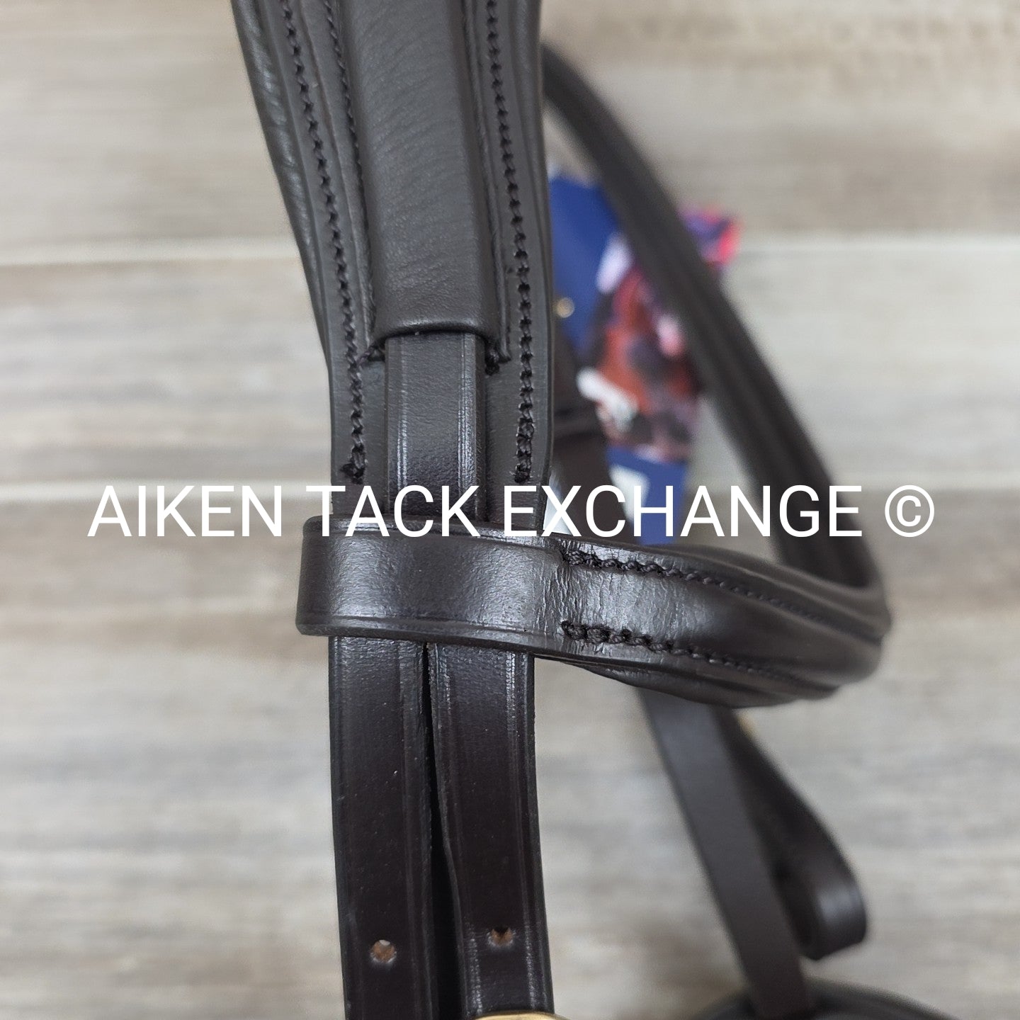 Kentaur Fancy Stitched Flash Bridle with Matching Reins, Brown, Size Full