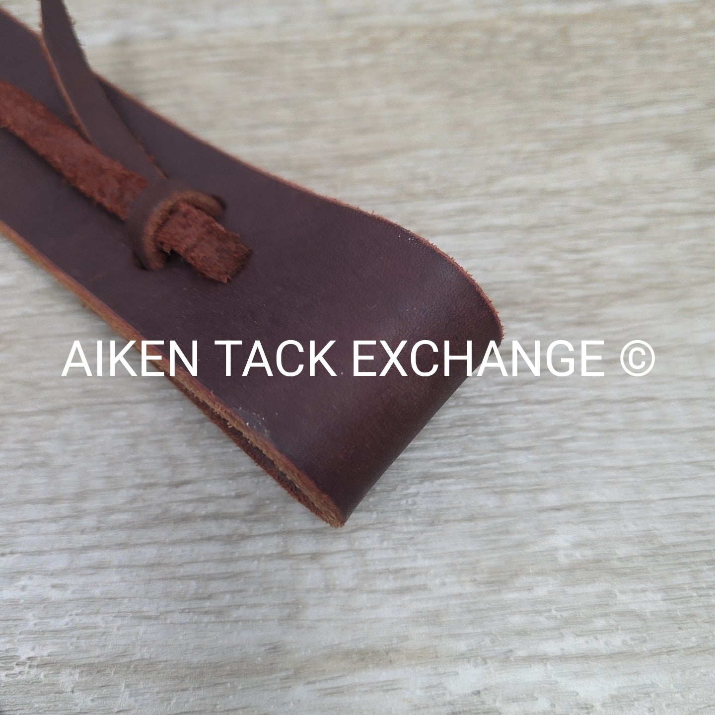 Leather Latigo Cinch Tie Strap, Brown