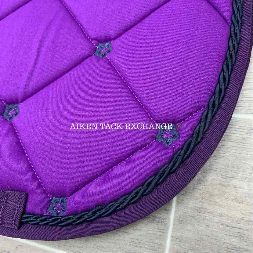 Centaur Hibiscus All Purpose Saddle Pad, Purple, Brand New