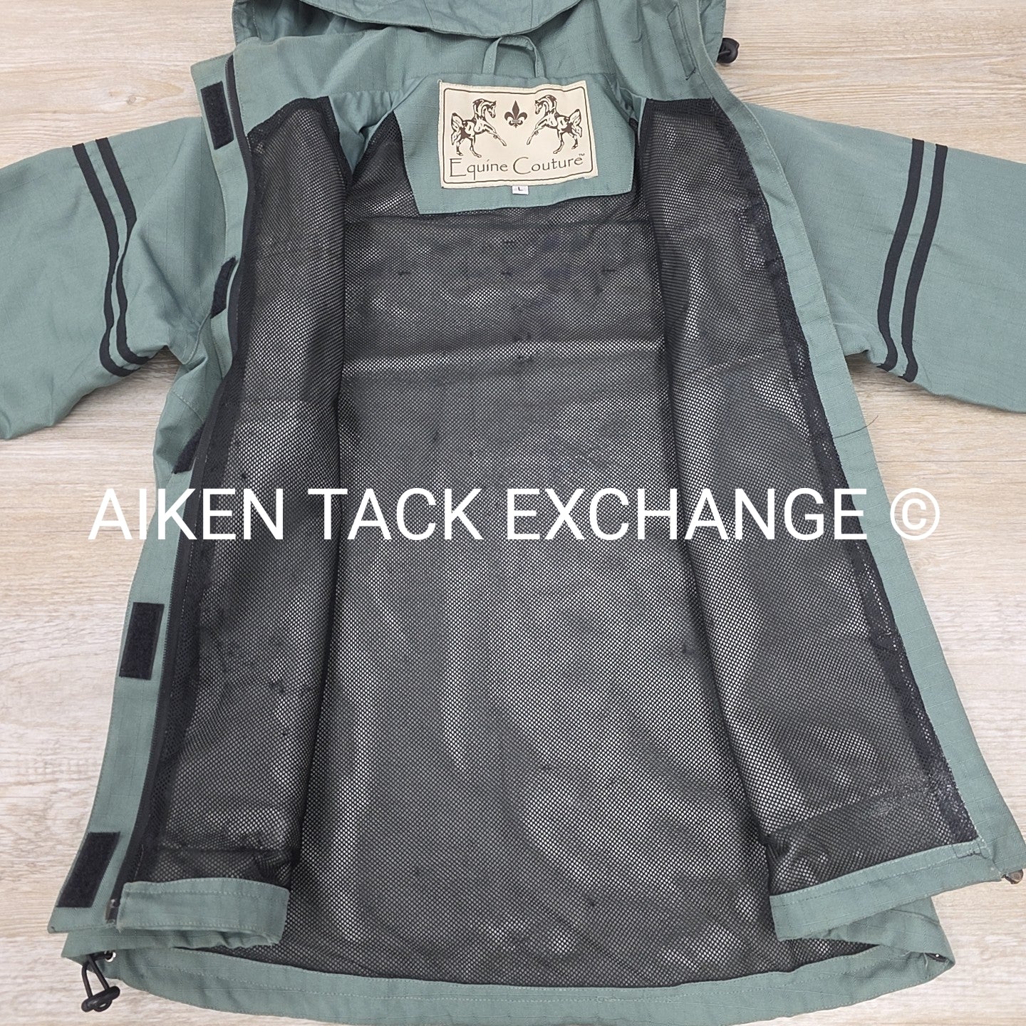 Equine Couture Canvas Weatherproof Riding Jacket, Women's Large